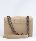 Sac à main cuir beige Love Birds (Pinko)