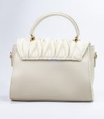 Sac à main cuir synthétique beige