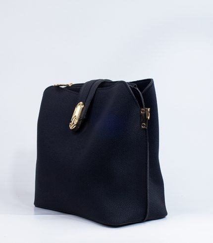 Sac à main noir cuir souple